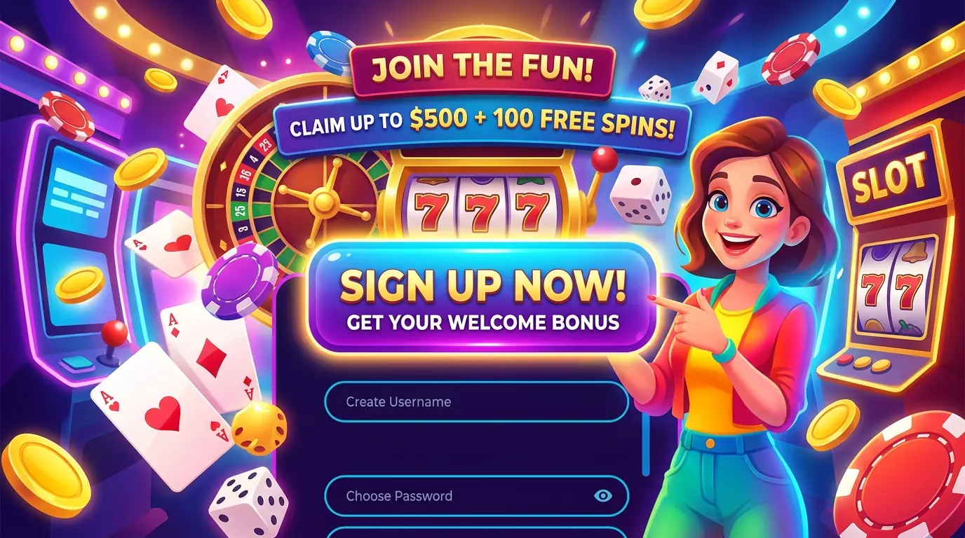 Opret konto hos Billion casino